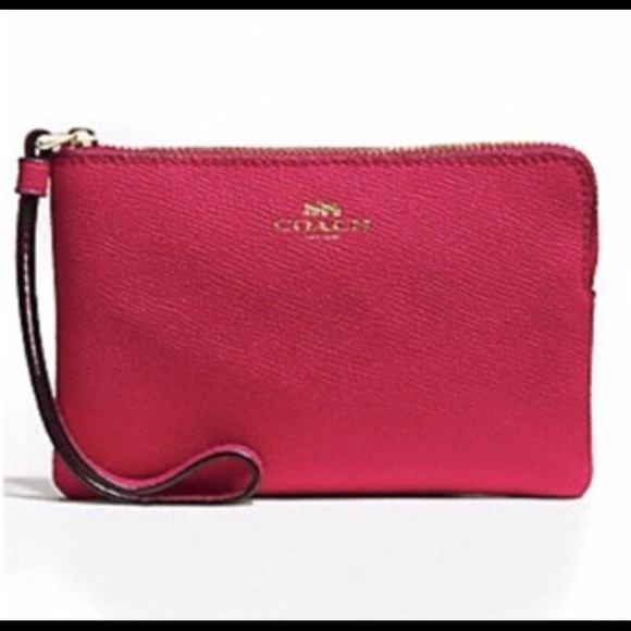 Coach Handbags - New coach wristlet, hot pink.
